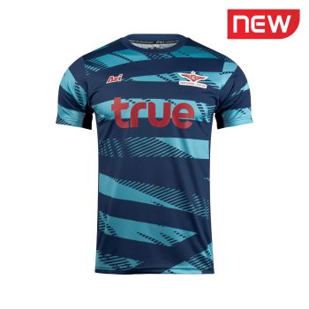 เสื้อซ้อมสีน้ำเงิน ARI TRUE BANGKOK UNITED 2022/2023 TRAINING JERSEY (CYAN BLUE)